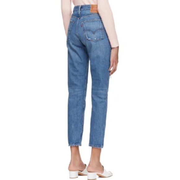 Levi's Wedgie Icon Fit Jeans Distressed Partner In Crime High Rise 22861-0024 24 - Picture 4 of 14